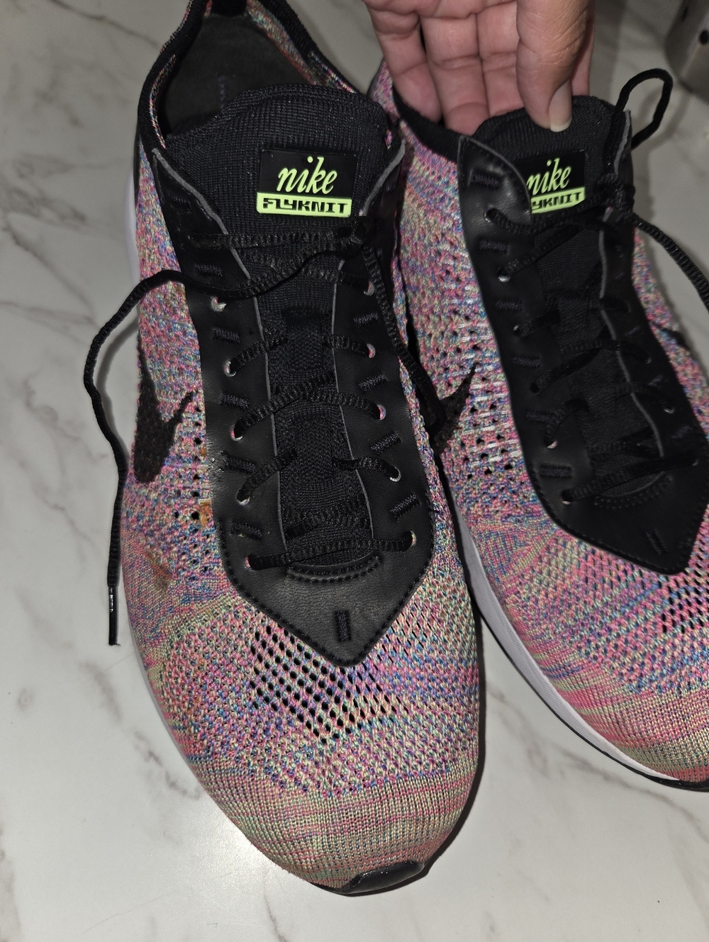 Nike Flyknit Multicolor Running Shoes